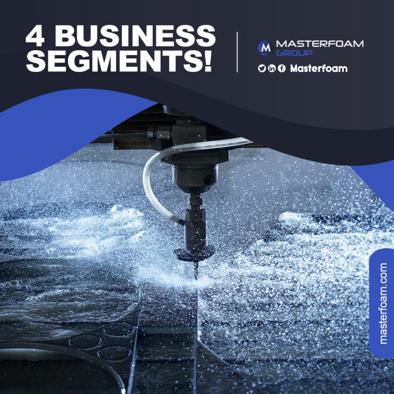 Masterfoam offers 4 differrent business segments