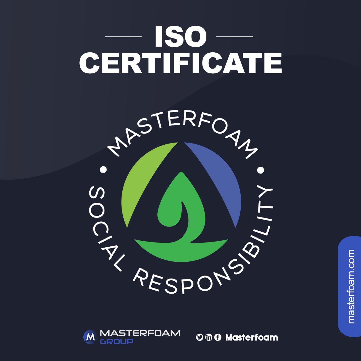 Masterfoam in Romania has achieved ISO 14001 certification